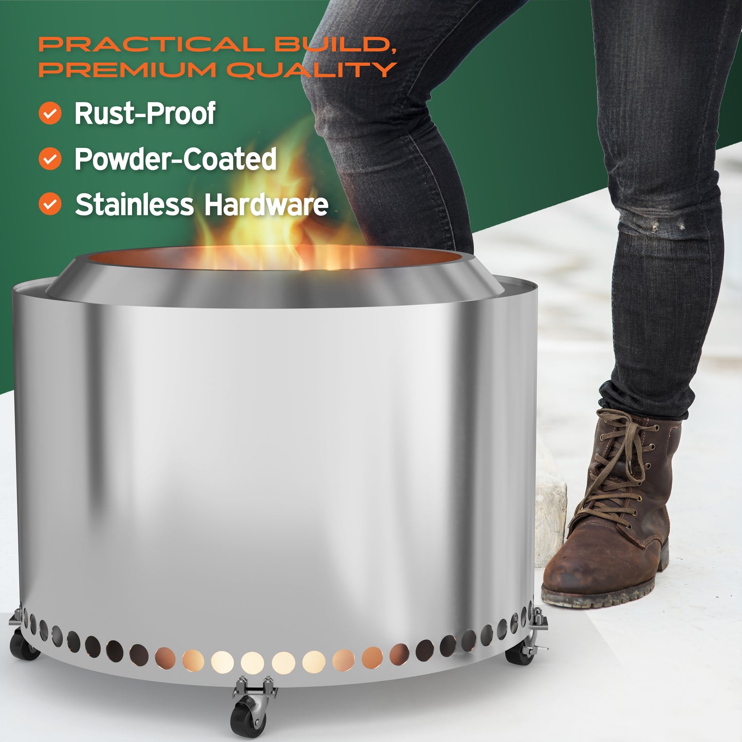 Solo Stove Yukon Rolling Stand – 28"