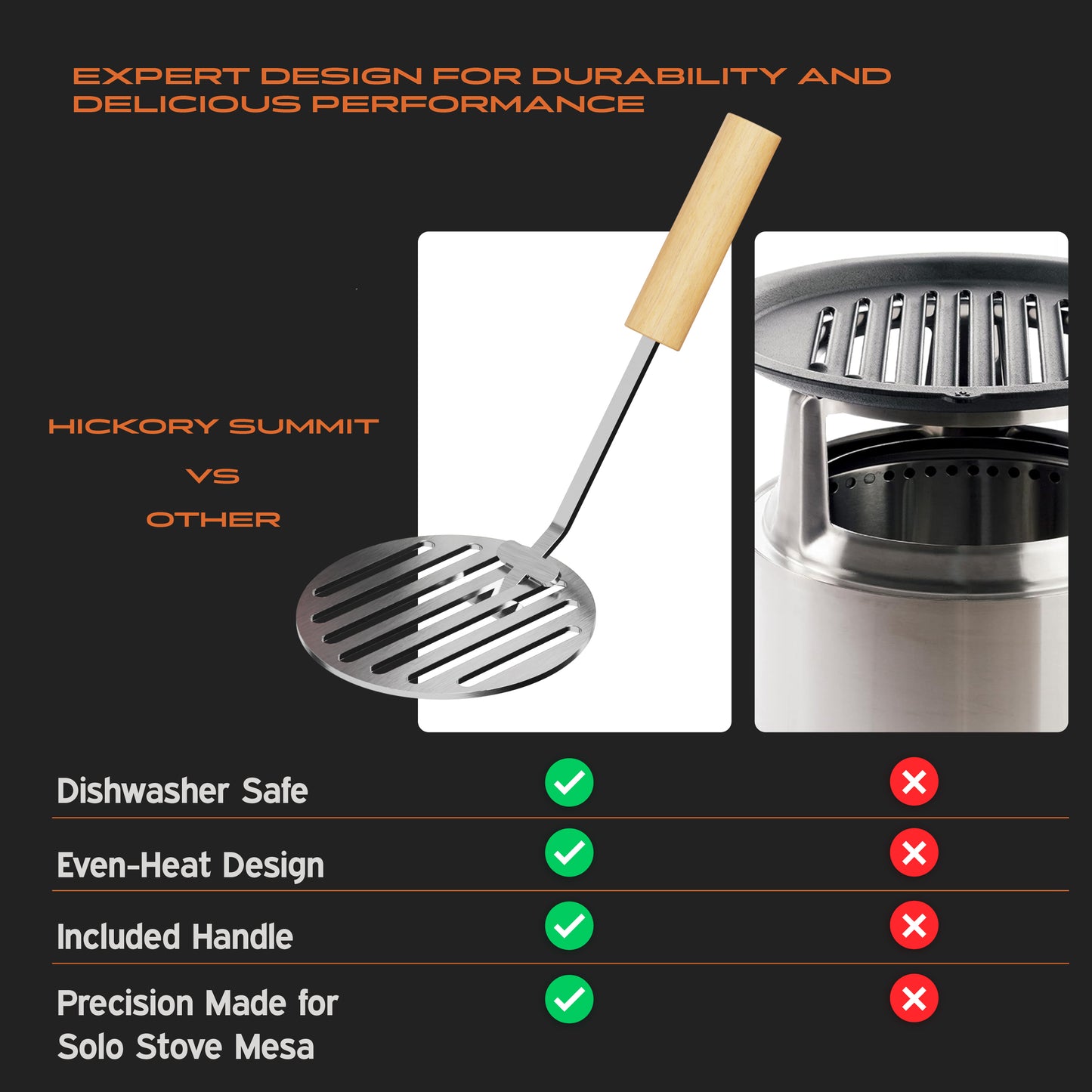 Solo Stove Mesa Grill Top with Handle