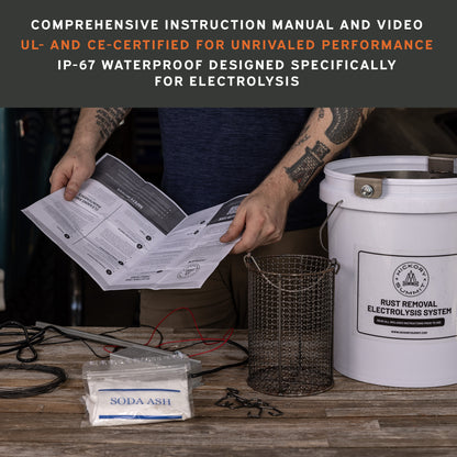 Rust Removal Electrolysis System