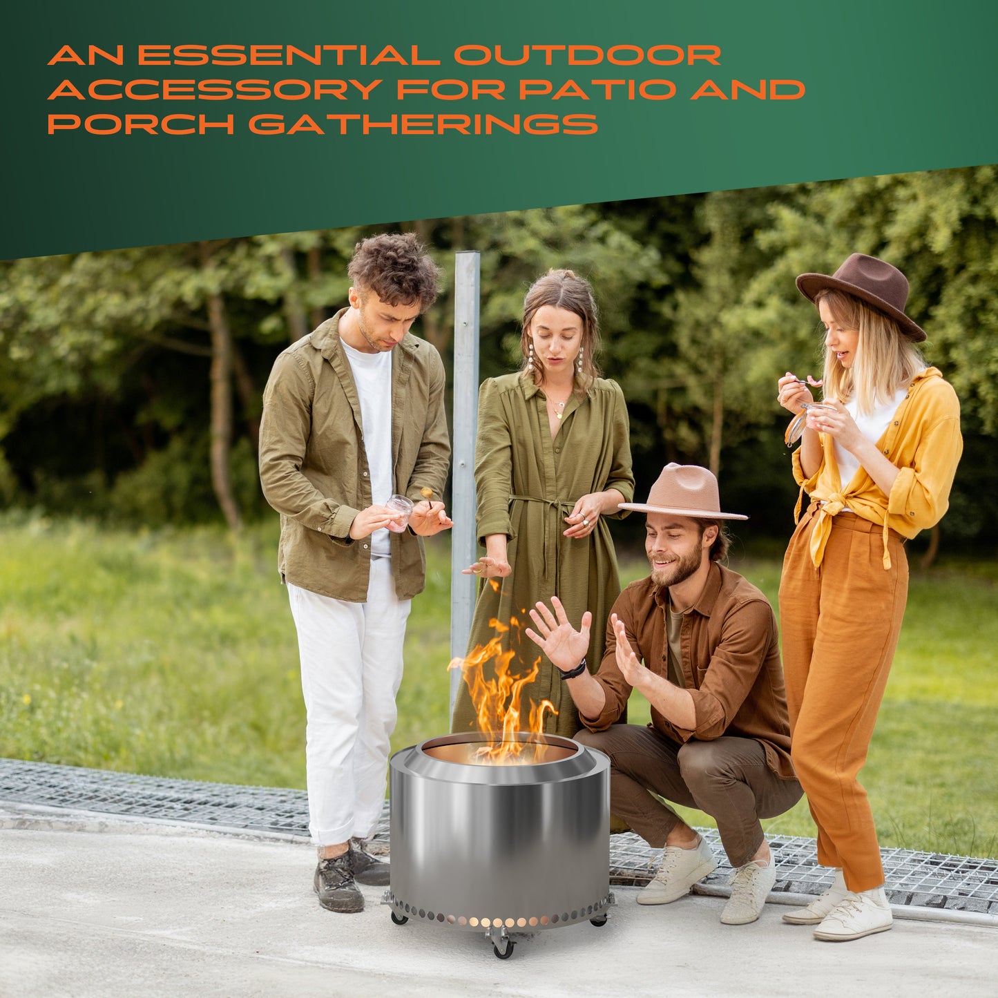 Solo Stove Bonfire Rolling Stand – 21"