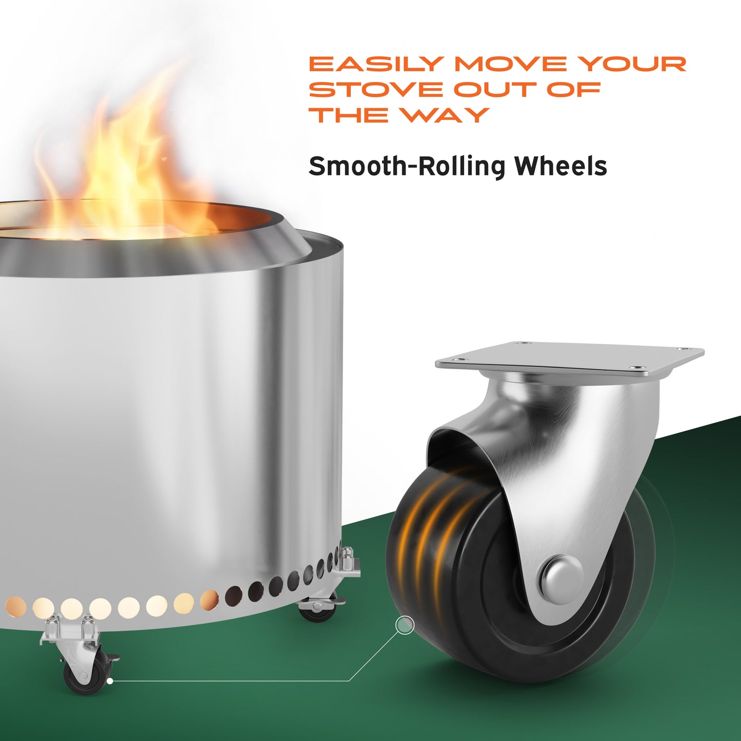 Solo Stove Bonfire Rolling Stand – 21"