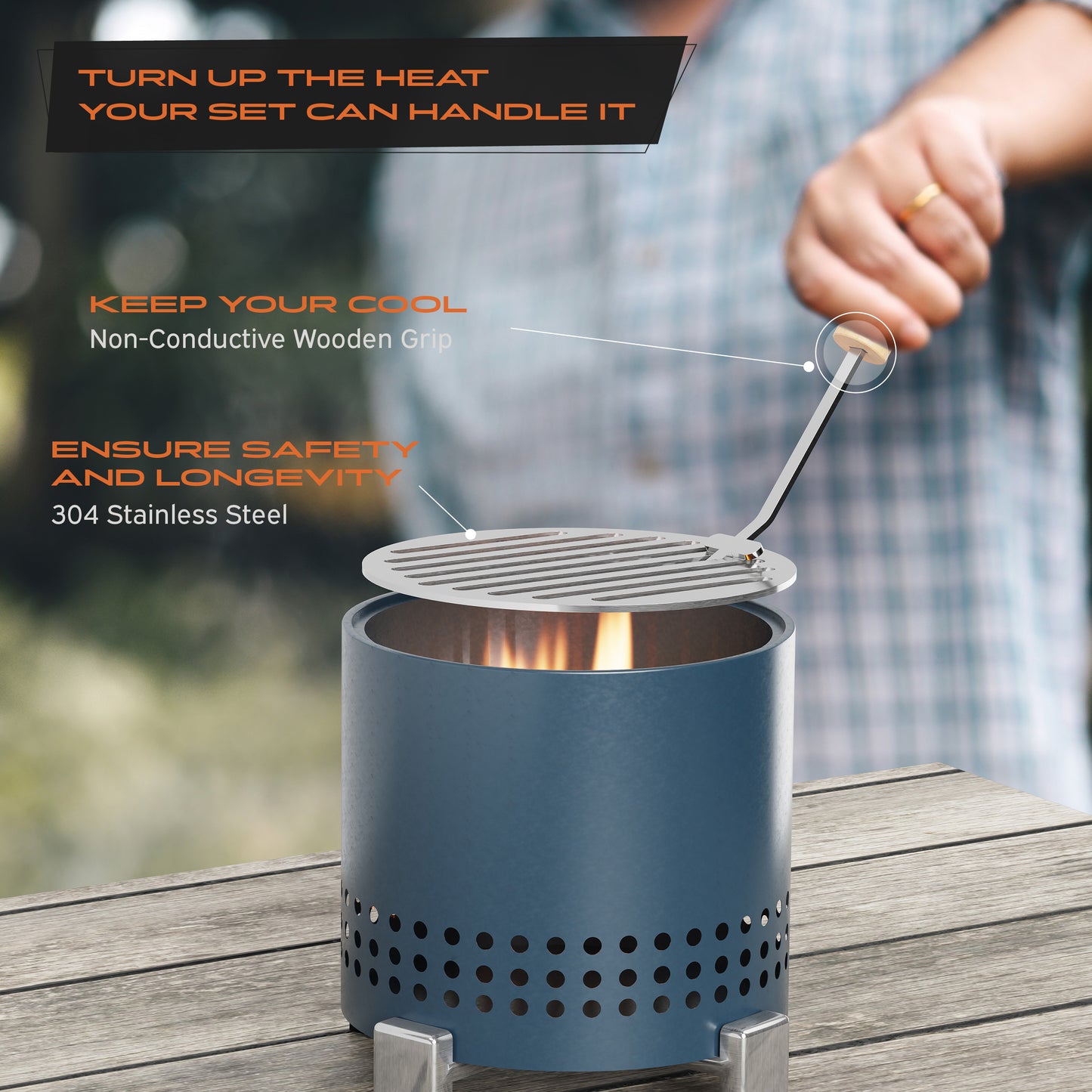 Solo Stove Mesa XL Grill Top with Handle