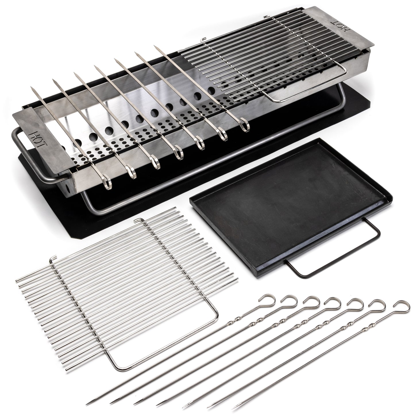 Hibachi and Yakitori Tabletop Grill Set